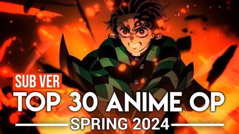 Top Anime Openings Spring Subscribers Version Youtube