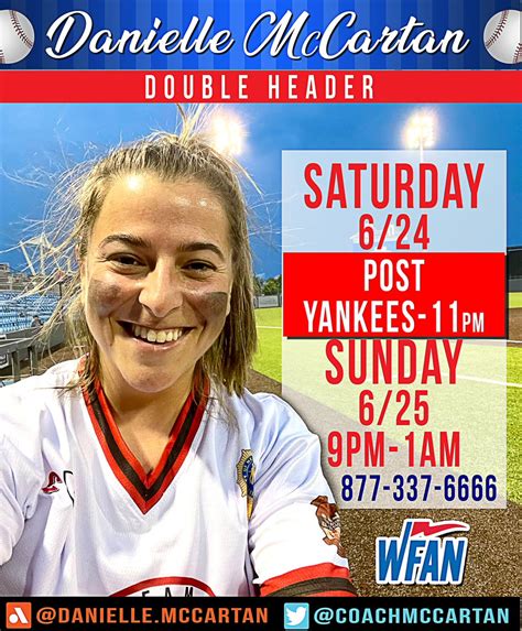 Danielle Mccartan From Wfan On Twitter “see You” For A Danielle