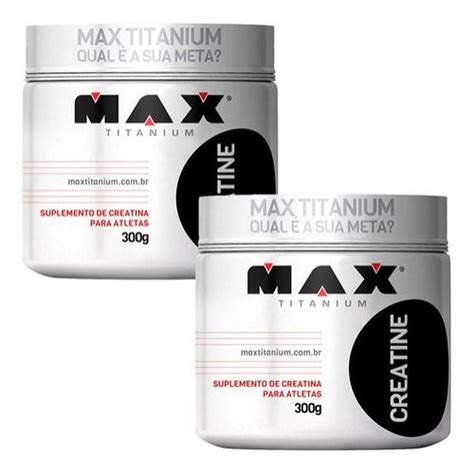 Kit 2x Creatina 300g Max Titanium Submarino