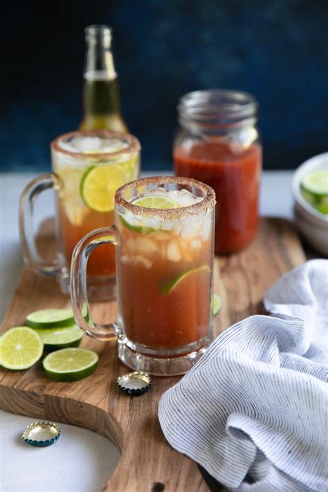 Michelada Recipe With Homemade Clamato Juice The Forked Spoon