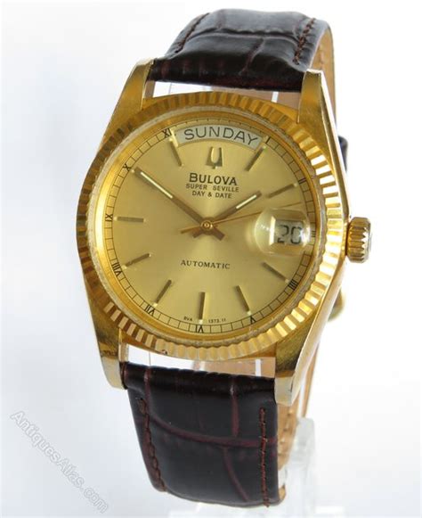 Antiques Atlas Gents Bulova Super Seville Wrist Watch