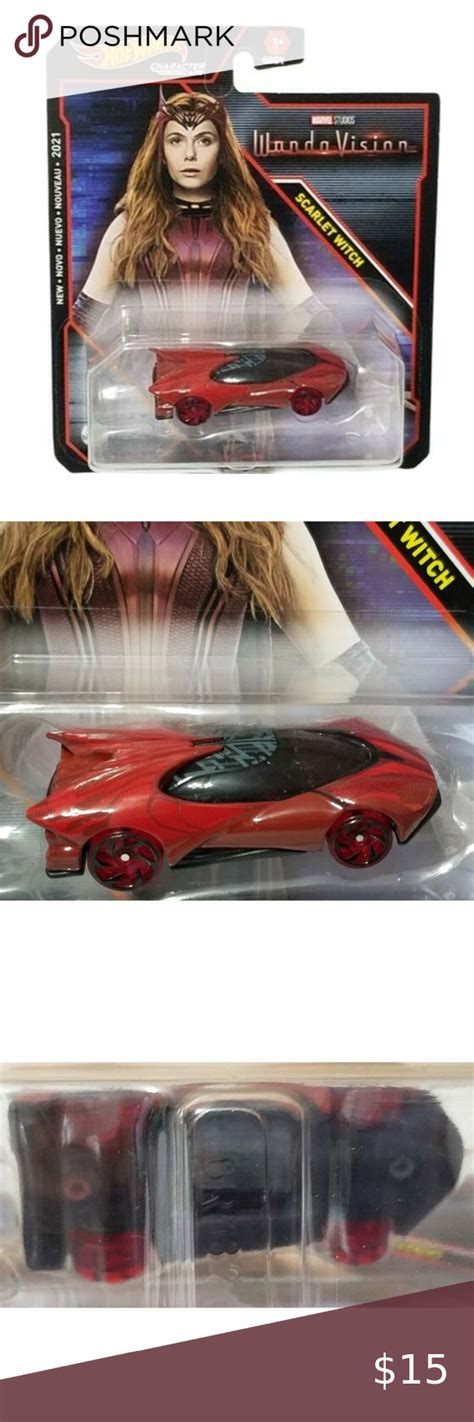 Hot Wheels Marvel Studios Wanda Vision Scarlet Witch Character Cars