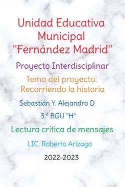 Book Creator PROYECTO INTERDISCIPLINARIO