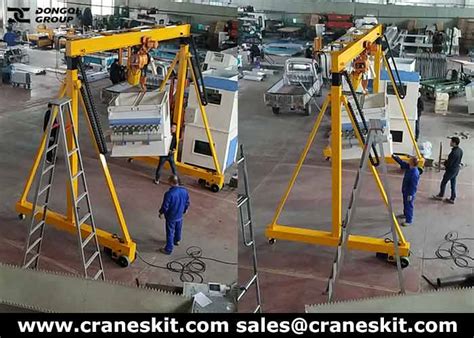 Ton Portable Gantry Crane For Manufacturing Needs Abc Of Agri