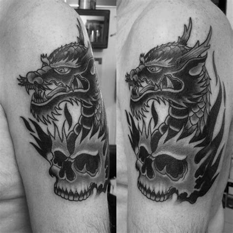 Traditional Dragon Head Tattoo Designs Petpress