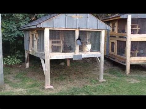 How To Build A Rabbit Hutch Update Youtube Outdoor Rabbit Hutch