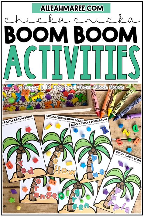 Chicka Chicka Boom Boom Activities for Preschool and Kindergarten ...