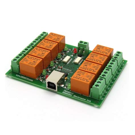 USB Eight Channel Relay Board For Automation