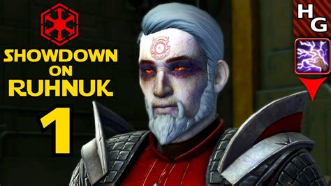 Swtor Showdown On Ruhnuk Part Sith Inquisitor Ds Male Youtube