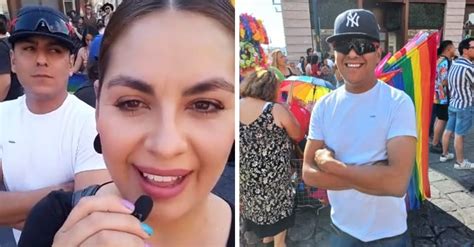 Mujer llevó a su esposo homofóbico a marcha del orgullo gay