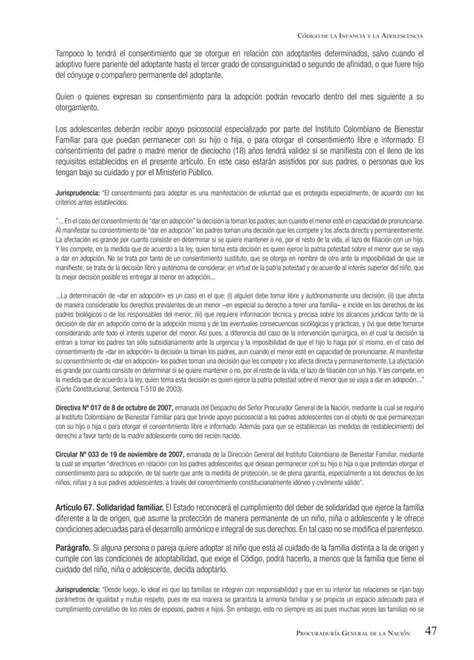 Codigo Infancia Adolescencia Comentado Pdf