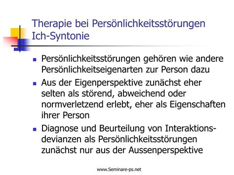 Ppt Therapie Bei Pers Nlichkeitsst Rungen Chancen Und Grenzen