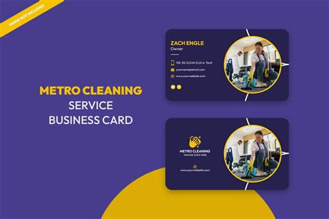 Cleaning Service Business Card Templates | PSD Free Download - Pikbest