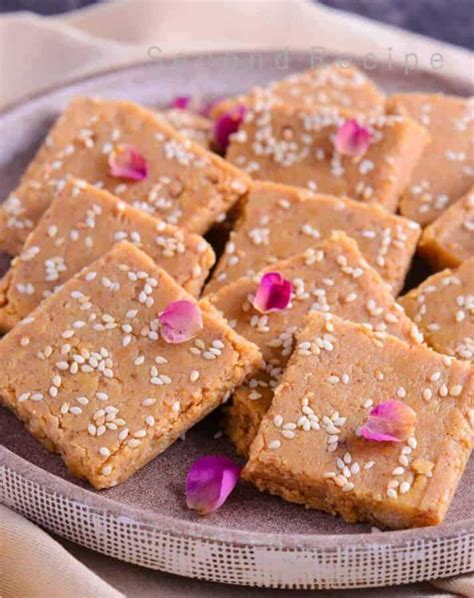 Til Mawa Barfi Til Khoya Barfi Sesame Barfi SecondRecipe