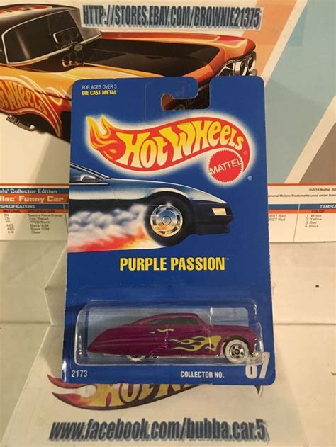 Hot Wheels Original Purple Passion Moc Blue Card No 87 Hotwheels