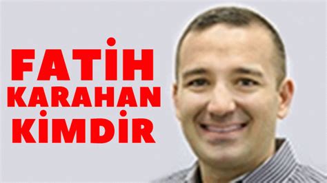 Fatih Karahan Kimdir Tcmb Ba Kan Yard Mc S Fatih Karahan Hakk Nda