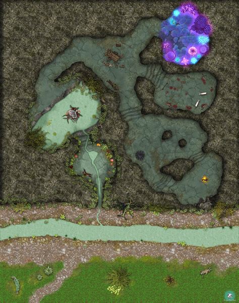 Troll Cave R Battlemaps