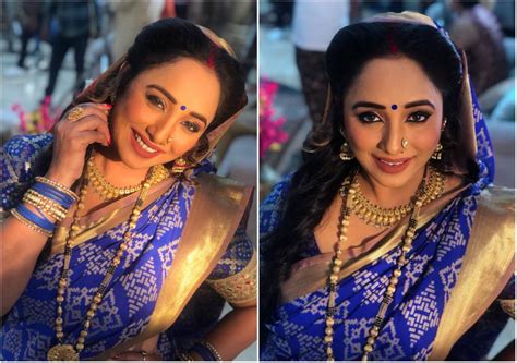 Bhojpuri Actress Rani Chatterjee Desi Look In Saree भोजपुरी एक्ट्रेस