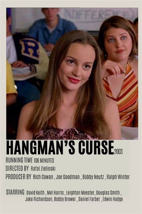 Hangman S Curse In 2024 Movies To Watch Teenagers Movies To Watch