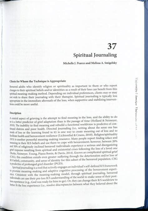 (PDF) Spiritual Journaling