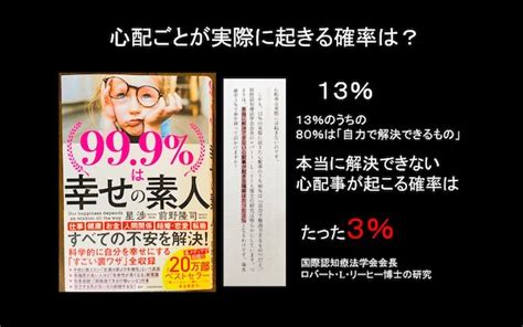 心配事はほとんど起きないということが科学的に証明されている マーケティングコンサルタント藤村正宏ブログ