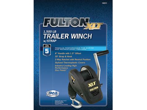 Fulton Fulton Trailer Winch Single Speed Lbs Capacity