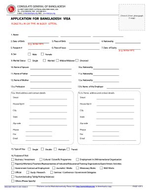 Bangladesh Embassy Ny 2020-2025 - Fill and Sign Printable Template Online