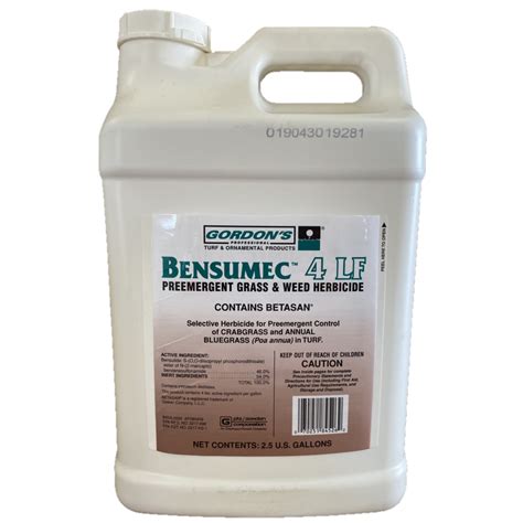 Bensumec 4lf Herbicide Fast Free Shippng