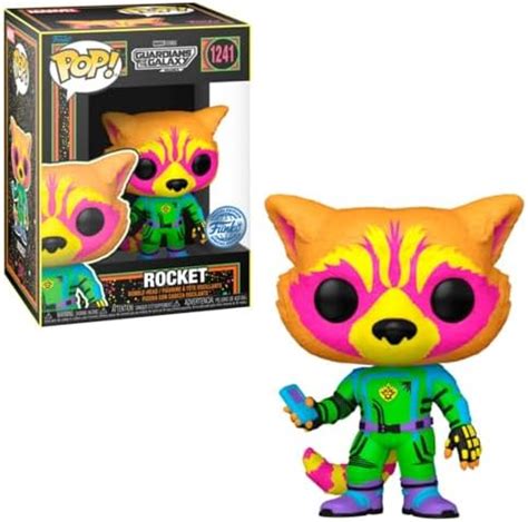 Funko Pop Guardians Of The Galaxy Volume Rocket Blacklight