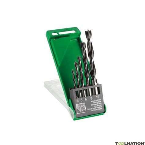 Hikoki Accessories 781981 Wood Spiral Drill Bits Set 5 Pcs