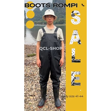 Jual BOOT SET SATU BADAN OVERALL FULL BODY SEPATU SAWAH PETANI