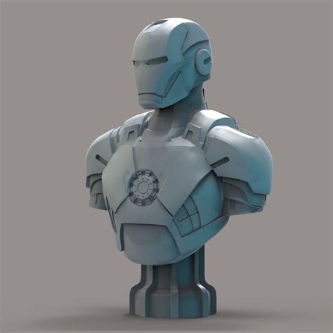 3D Printable Model IronMan CGTrader Iron Man Impression 3d Machine