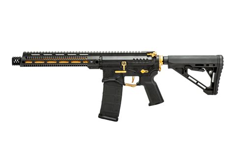 Zion Arms Full Metal R Aeg Airsoft Rifle W Etu Black Gold