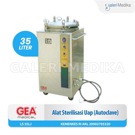 Jual Autoclave Gea Ls Lj Ls Lj Autoclave Liter Shopee Indonesia