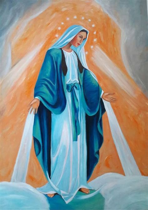 Mother Mary Painting Painting Mother Mary Art Painting Oil