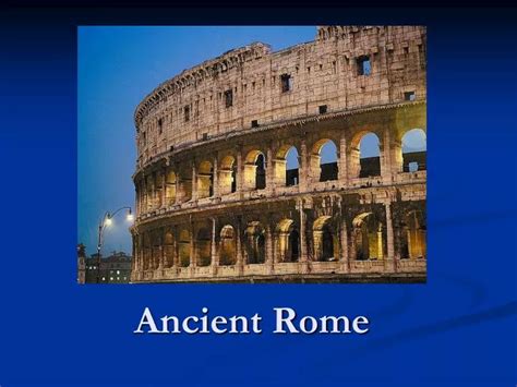 Ppt Ancient Rome Powerpoint Presentation Free Download Id4198458