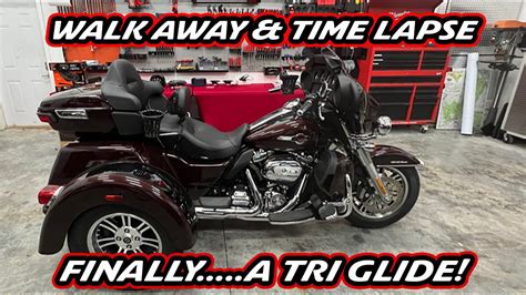 2022 Harley Davidson Tri Glide Hertz Stage 4 Audio Upgrade Walk Away Time Lapse Of