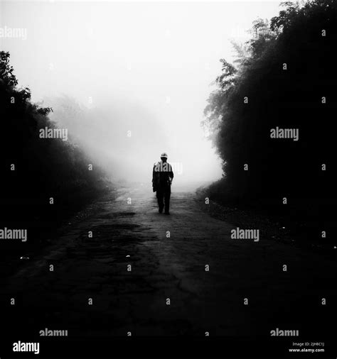 Shadow Man Creepy Black And White Stock Photos And Images Alamy