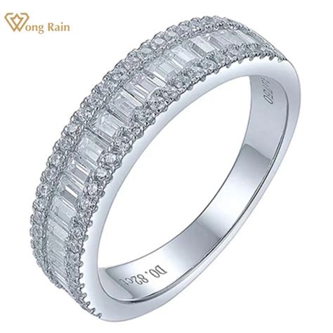 Diamond Wedding Ring High Carbon Diamond Wong Rain Jewelry Wong