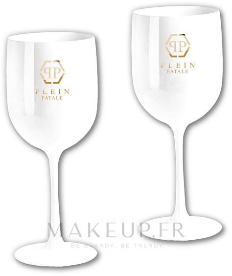 Philipp Plein Fatale Champagne Glasses Cadeau Verres 2 Pcs Makeupfr