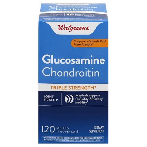 Walgreens Triple Strength Glucosamine Chondroitin Joint Health