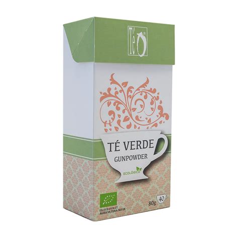 Té verde gunpowder ecológico Téo Distribuciones Ballester