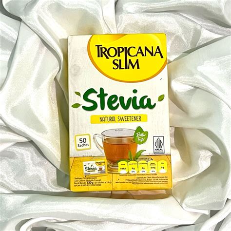 Jual Tropicana Slim Sweetener Stevia Sachet Pemanis Alami Untuk