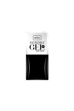 Wibo Incredible Gel Top Coat preparat utwardzający do paznokci 8 5 ml w