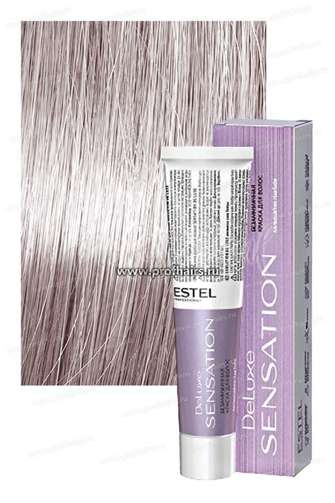 Estel Sensation DeLuxe 10/16 Светлый блондин пепельно-фиолетовый 60 мл.