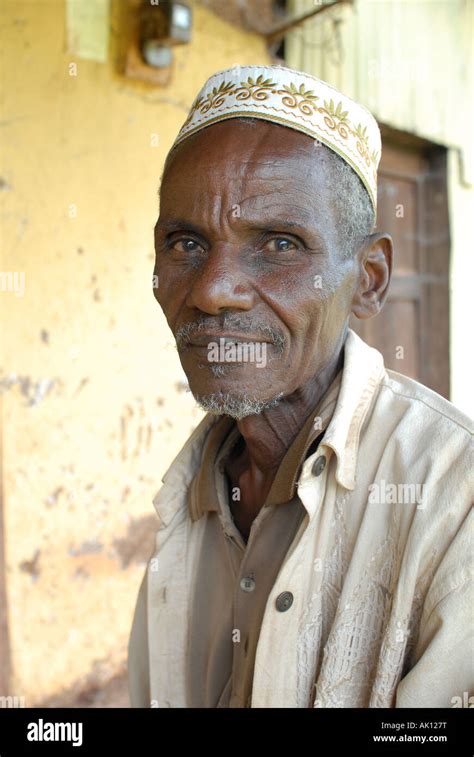 Portrait of an Ethiopian coffee farmer, Choche, Ethiopia Stock Photo ...