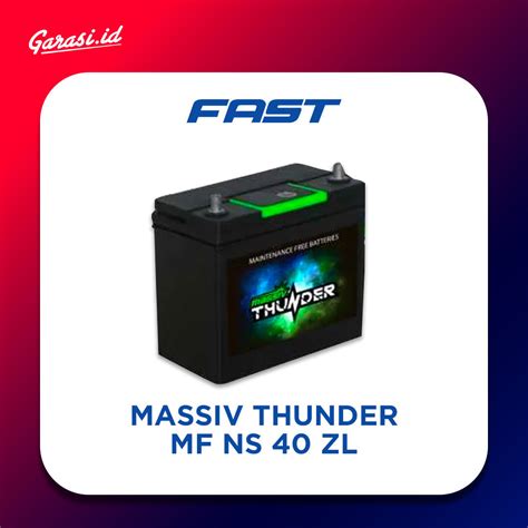 Jual Ganti Aki Massiv Thunder MF NS 40 ZL Garasi Id