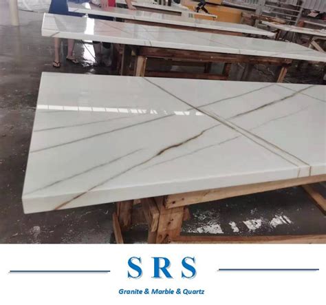 Artificial Stone Calacatta Marble Nano Crystallized Glass For Slab