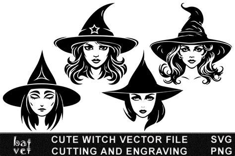 Witch Face Vector