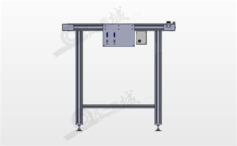 中间驱动皮带输送机3d图下载凡一商城